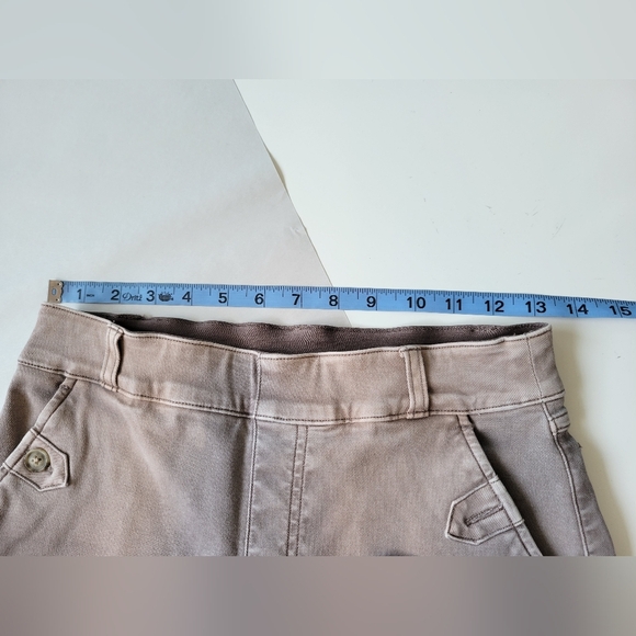 Spanx Stretch Twill Wide-leg Pulk-on Pants Grey Size Small - Picture 7 of 11